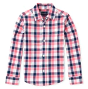 Boys Plaid Poplin Matching Button Down Shirt2